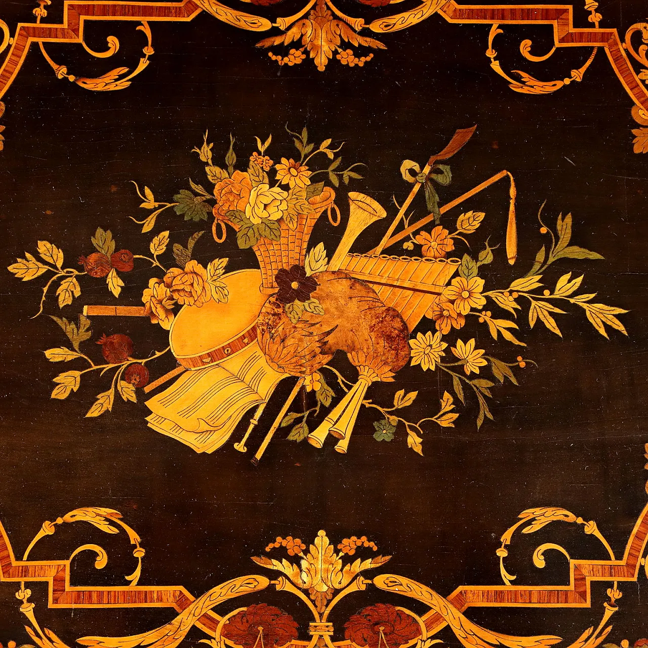 Tavolino in stile neoclassico, primo '900 4