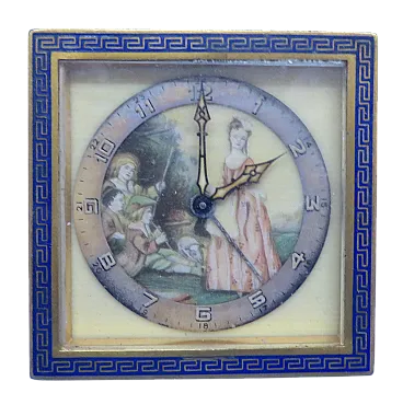 ART DECO SEARE ESEGUATO PIENTO PICCOLO COLLO DI BOUDOIR / DESCA