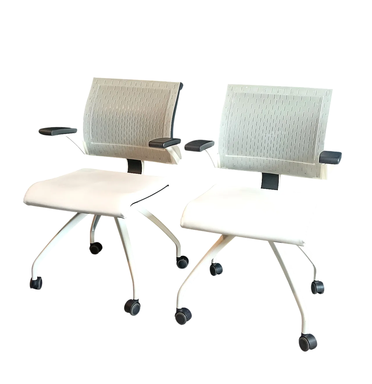 Coppia di poltrone da ufficio, anni '90 21