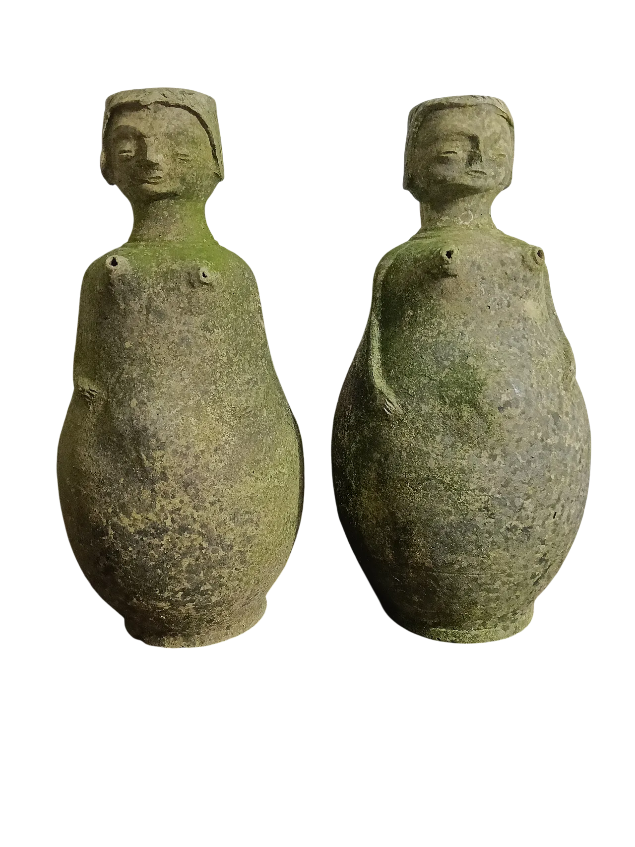 Coppia anfore antiche antropomorfe 15