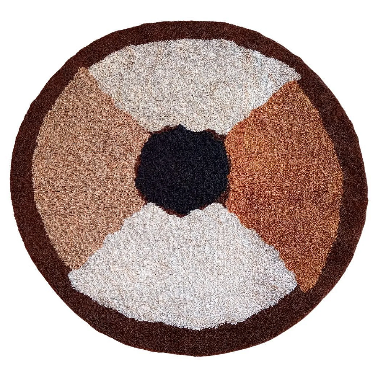 Tappeto rotondo in lana, Desso - Paesi Bassi, 1970 1