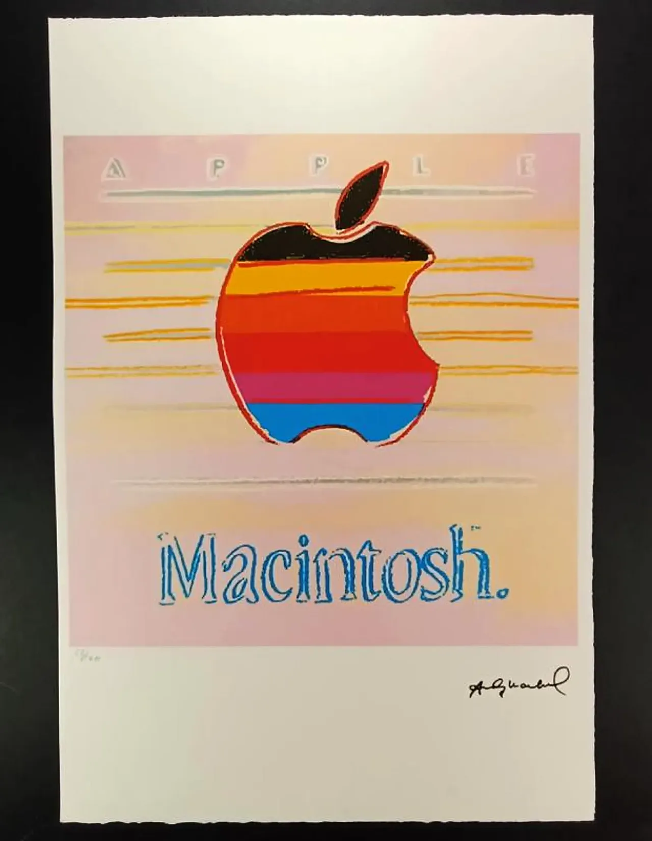 Macintosh di Andy Warhol, litografia in edizione limitata, anni '80 1