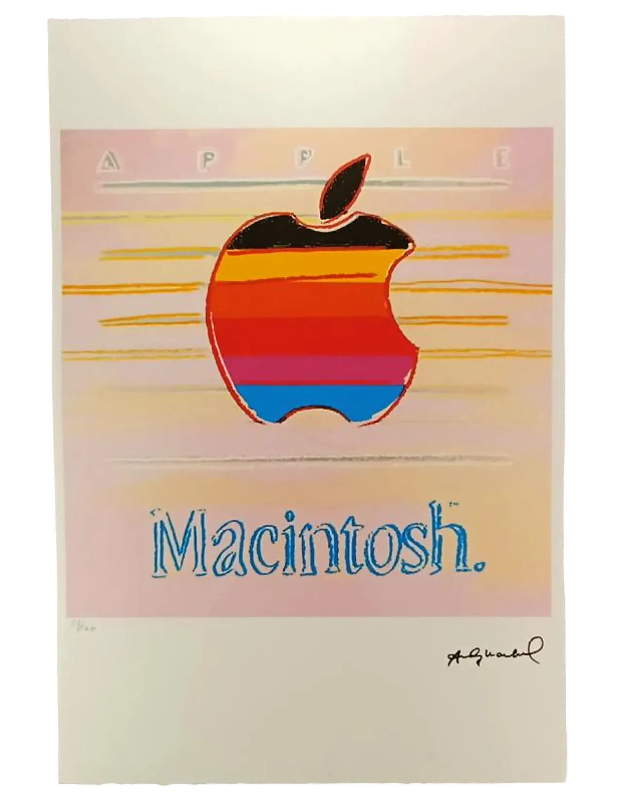 Macintosh di Andy Warhol, litografia in edizione limitata, anni '80 11