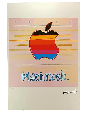 Macintosh di Andy Warhol, litografia in edizione limitata, anni '80