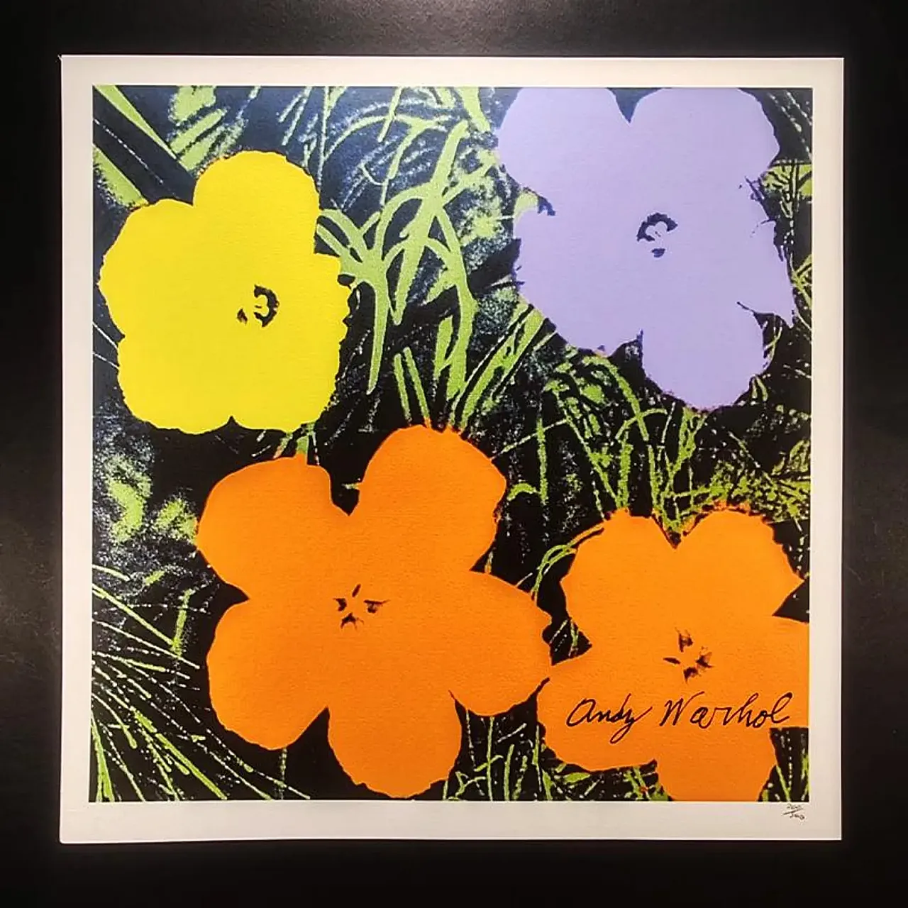 Flowers by Andy Warhol, limited edition lithograph, 1980s 2