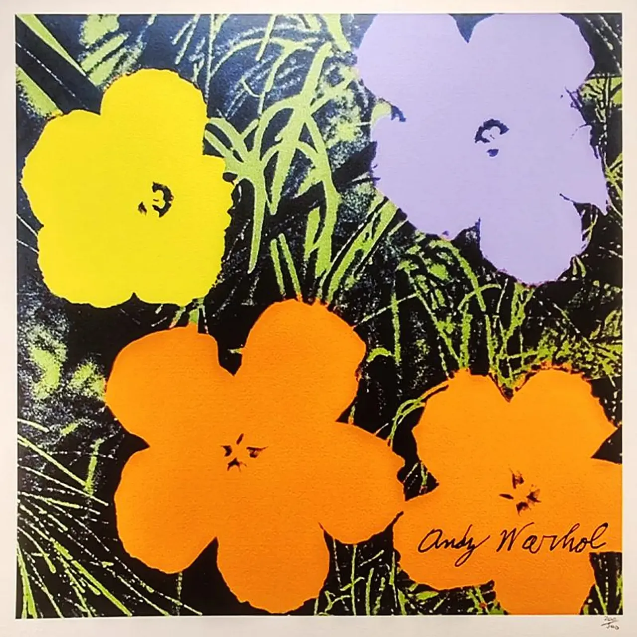 Flowers by Andy Warhol, limited edition lithograph, 1980s 3