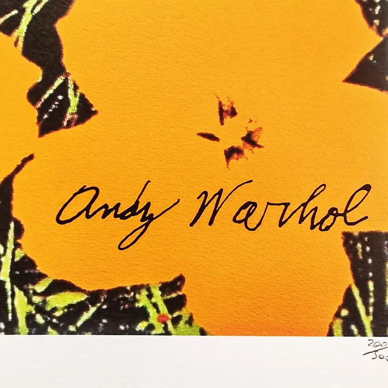 Flowers by Andy Warhol, limited edition lithograph, 1980s 4