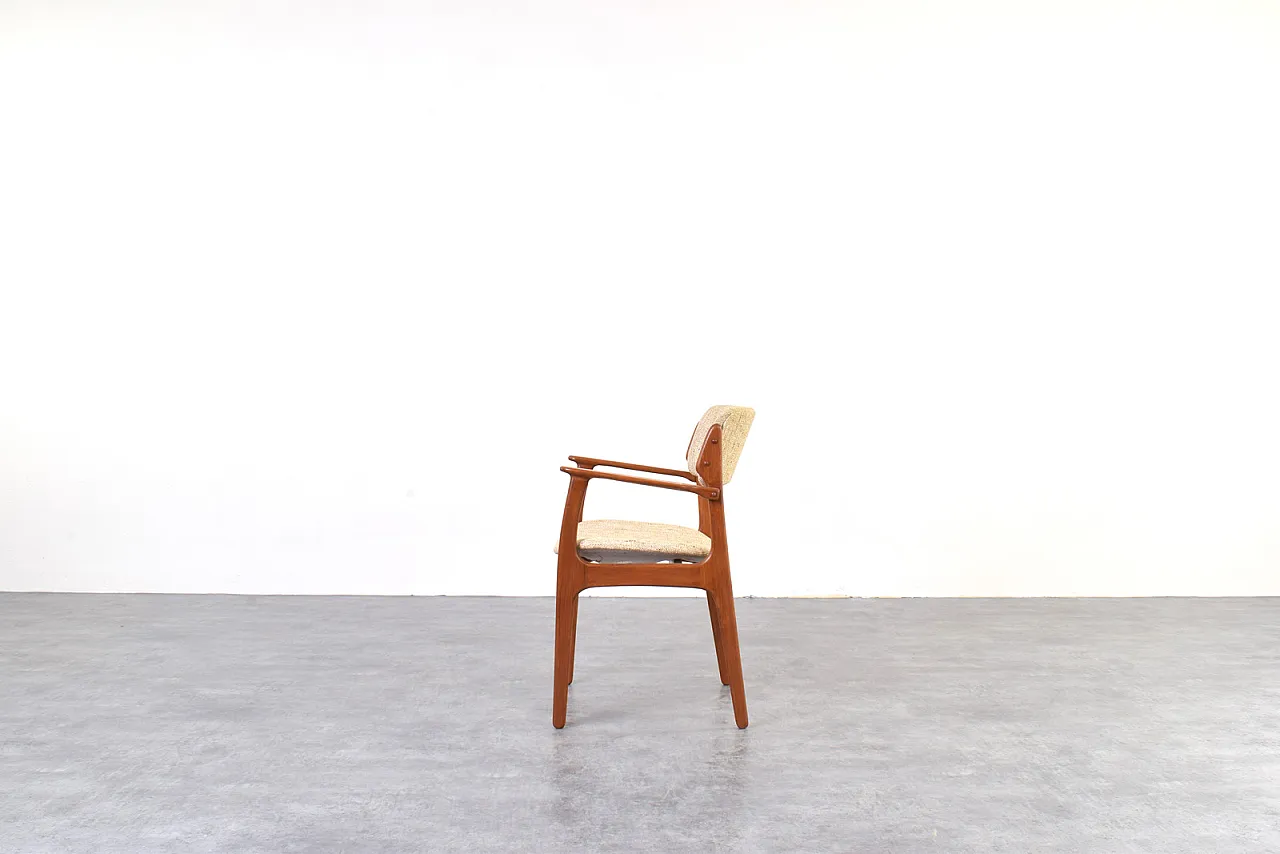 Teak Dining Chair by E. Buch for O.D. Møbler, 1960s 4
