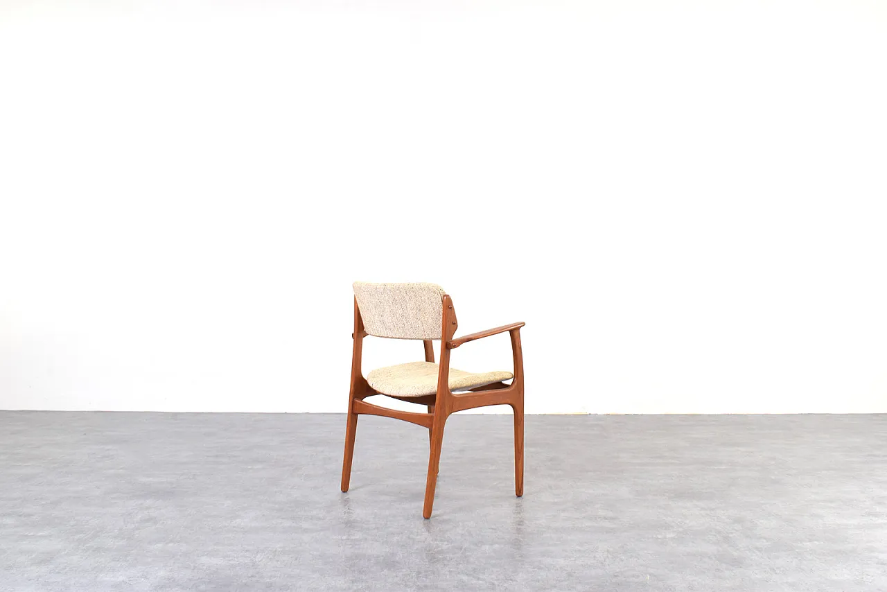 Teak Dining Chair by E. Buch for O.D. Møbler, 1960s 5