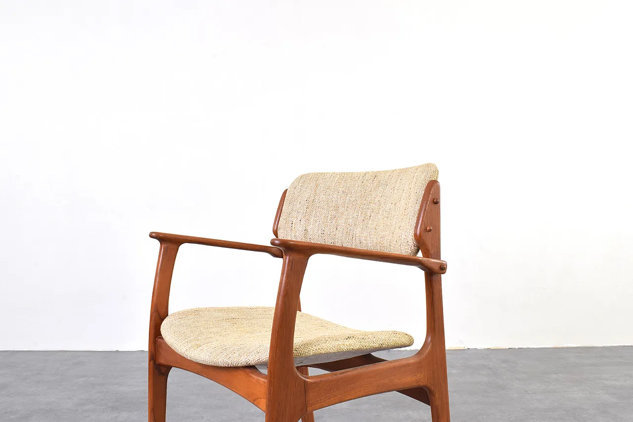 Teak Dining Chair by E. Buch for O.D. Møbler, 1960s 8