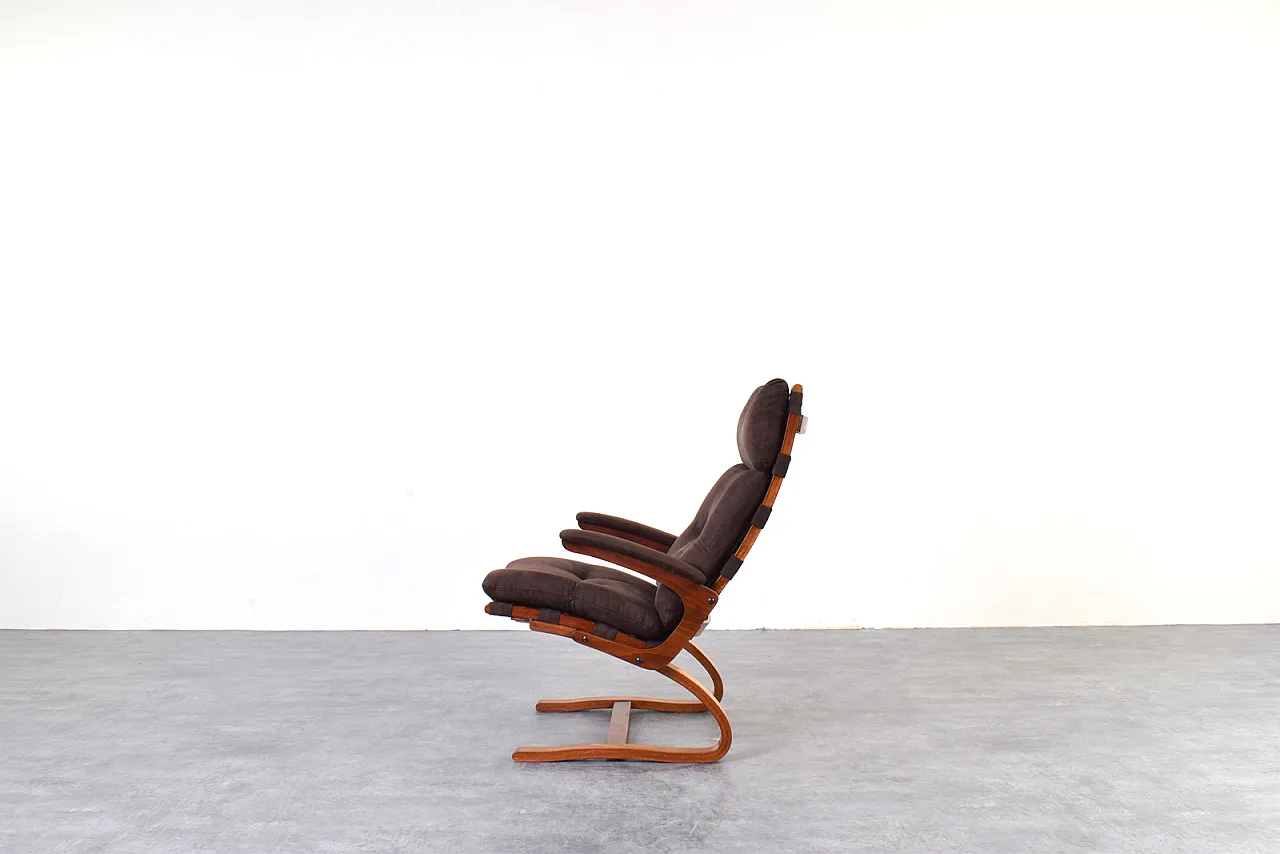 Lounge Chair by Elsa & Nordahl Solheim for Rybo Rykken, 1960 4