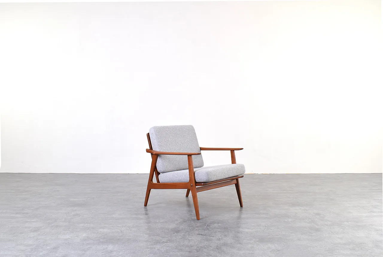Mid-Century Danish Teak Lounge Chair, 1960s 1