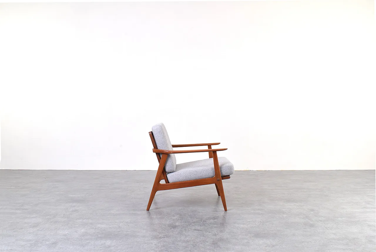 Mid-Century Danish Teak Lounge Chair, 1960s 3