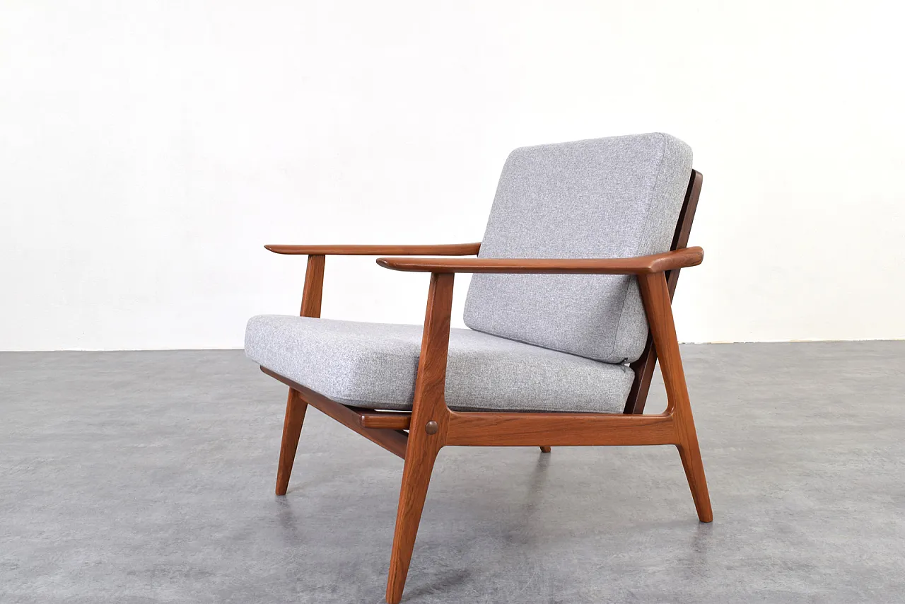 Mid-Century Danish Teak Lounge Chair, 1960s 8