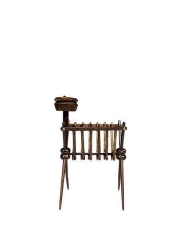 Porta riviste in faggio, anni '60