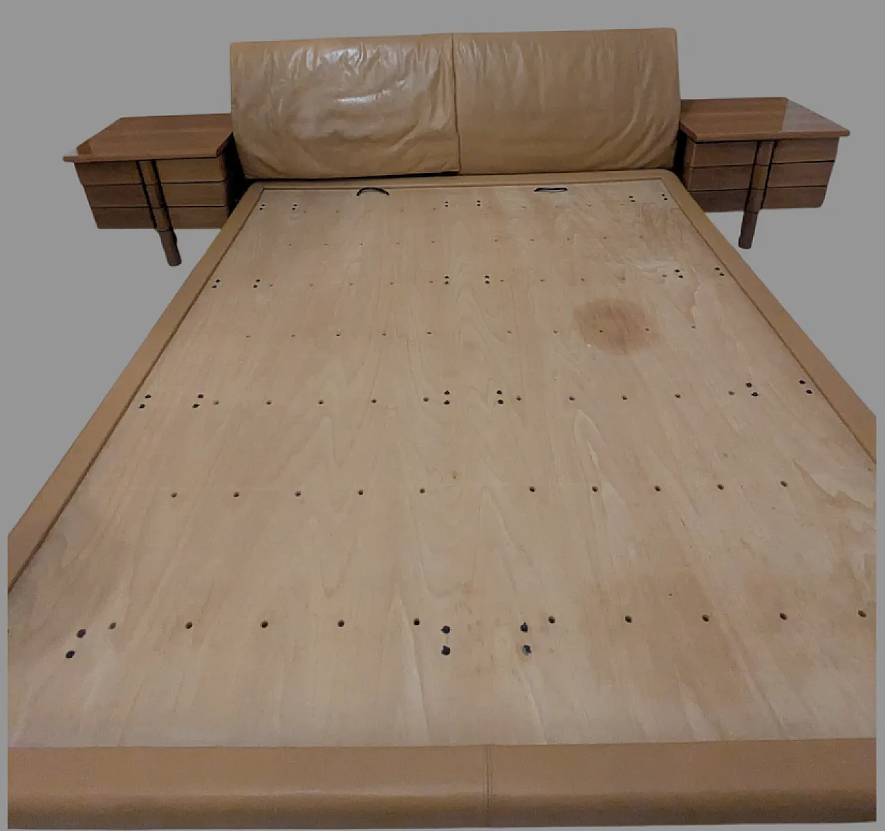 Letto e comodini Marlo di Afra e Tobia Scarpa per Molteni, anni '90 5