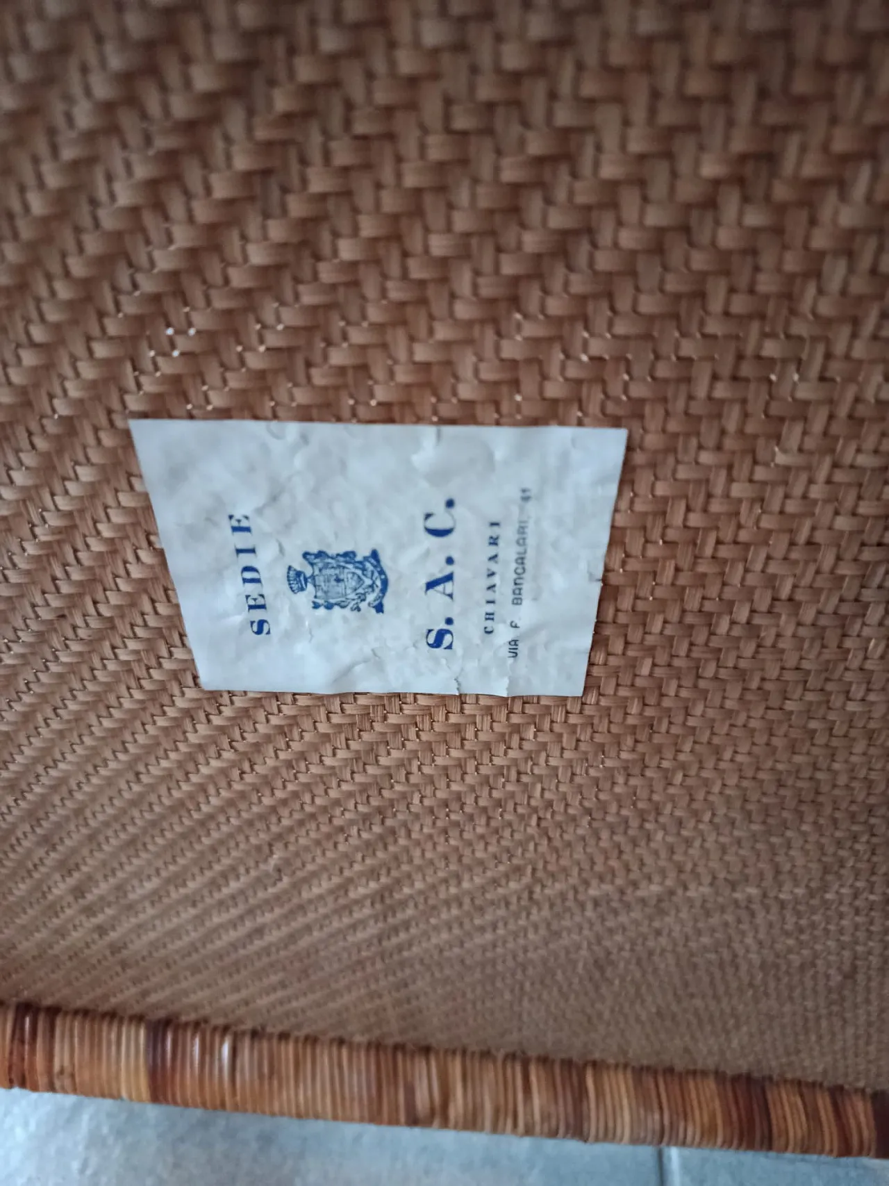 Sedia a dondolo Chiavarina metà ‘900 8