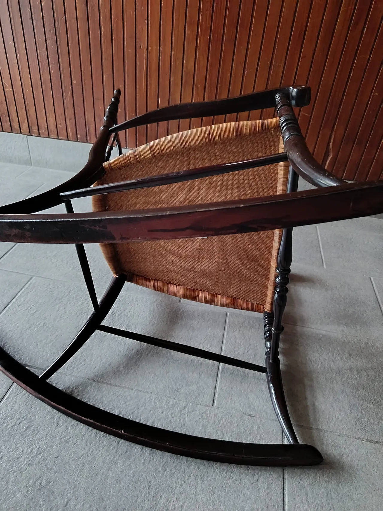 Sedia a dondolo Chiavarina metà ‘900 9