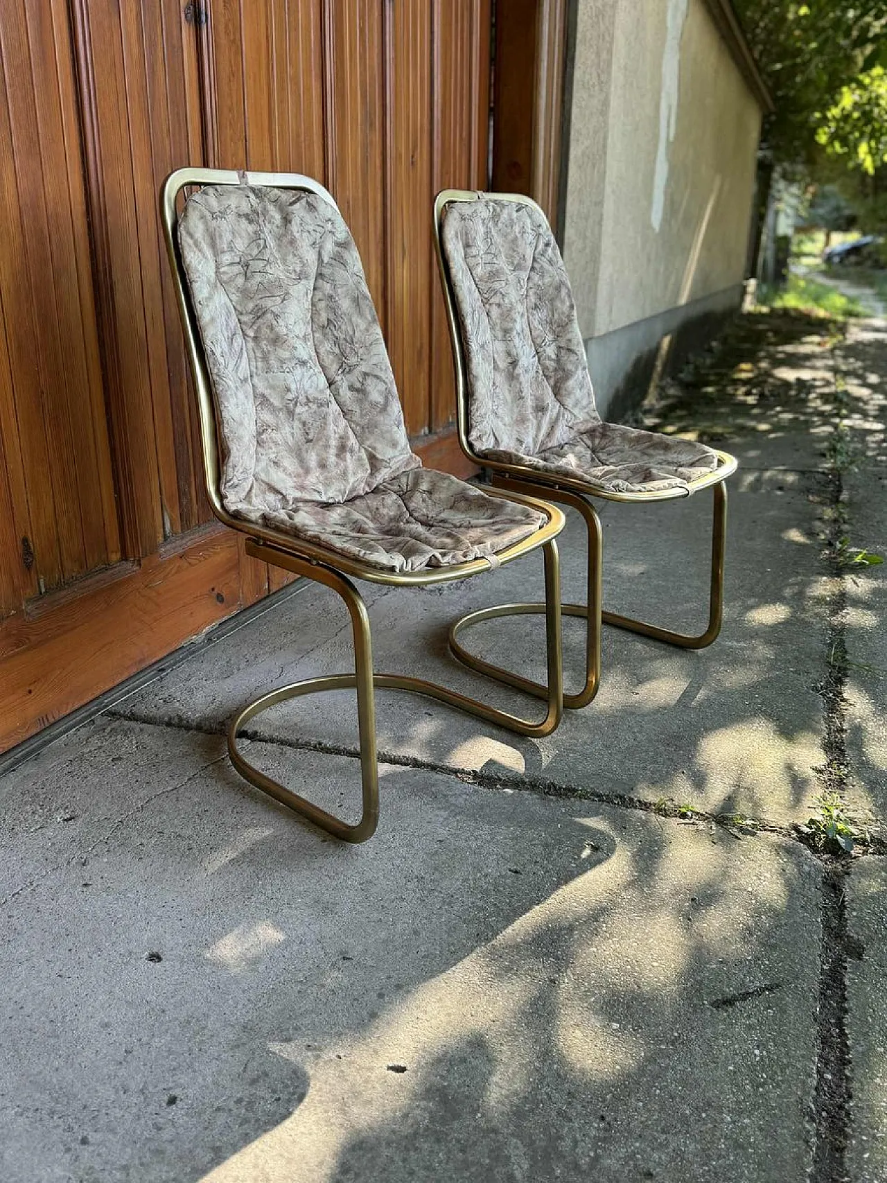 Pair of dining chairs by Gastone Rinaldi, 1970s 2