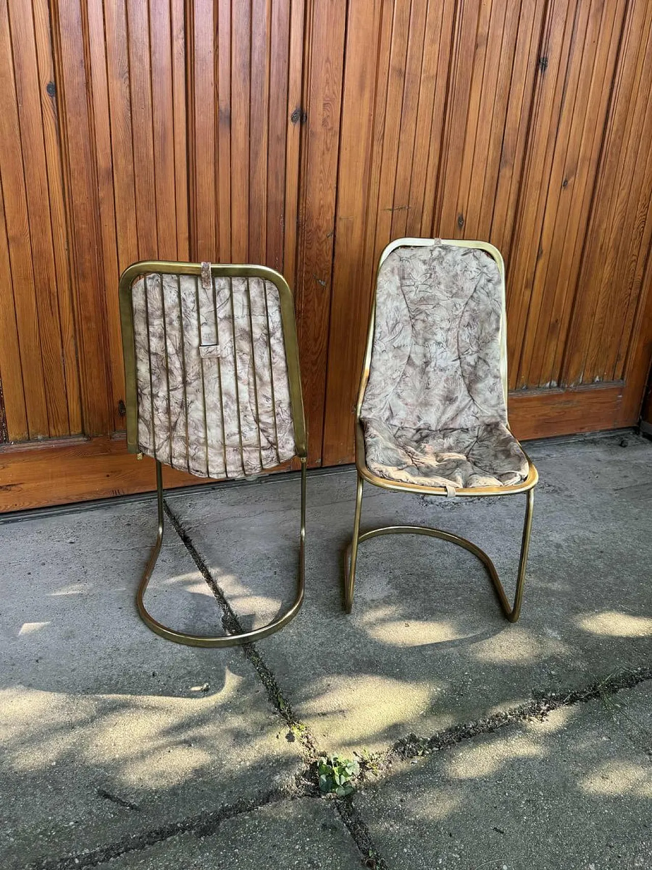 Pair of dining chairs by Gastone Rinaldi, 1970s 3