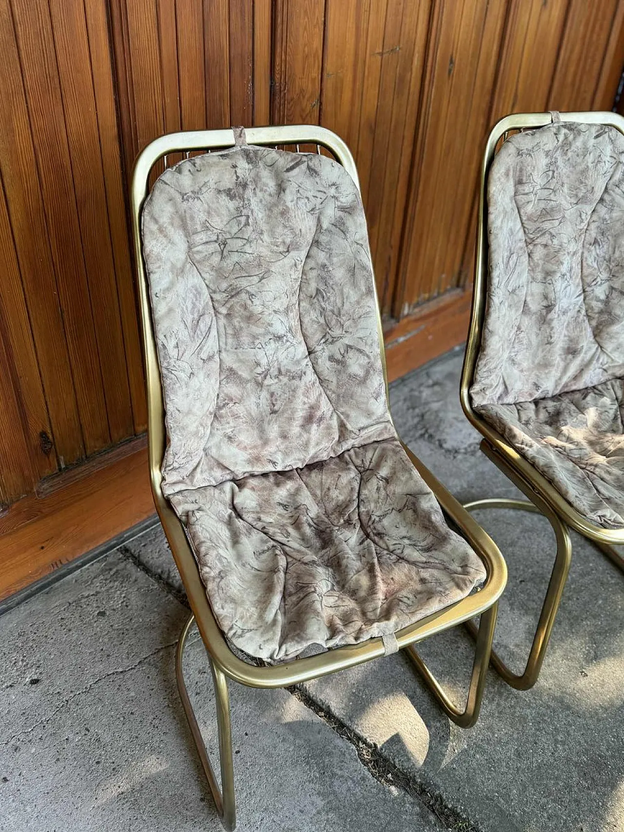 Pair of dining chairs by Gastone Rinaldi, 1970s 6