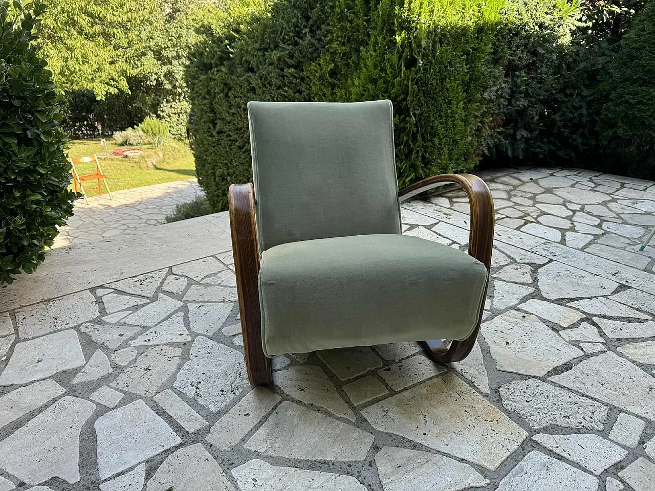 Model H 269 lounge chair by Jindrich Halabala, 1930s 3