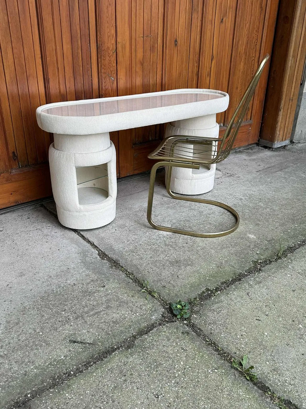 Dressing table with chair by Kecskemét Furniture, 1970s 6
