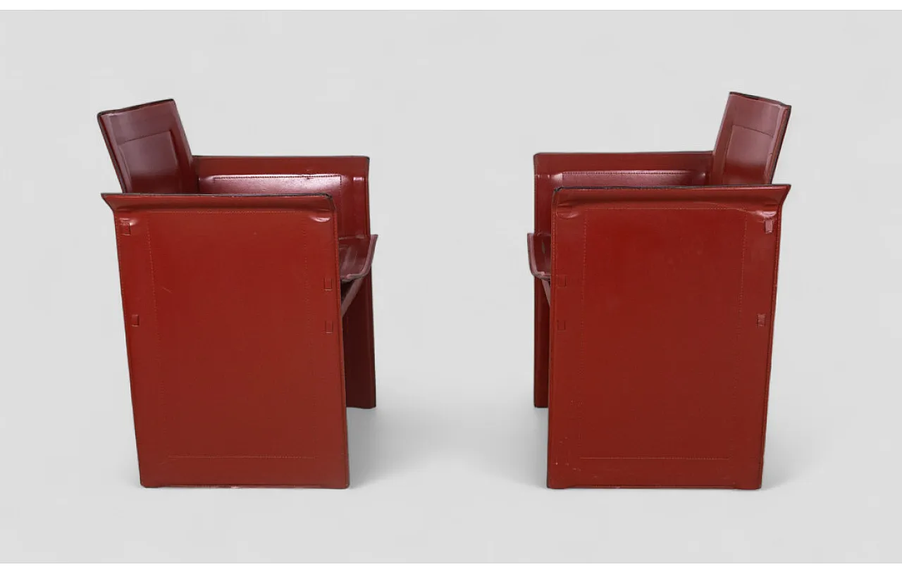 Pair of Korium style armchairs, 1970s 3