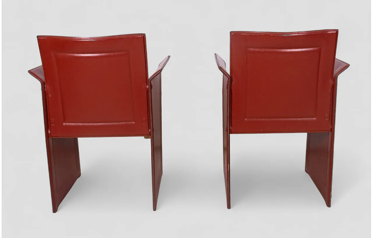 Pair of Korium style armchairs, 1970s 4