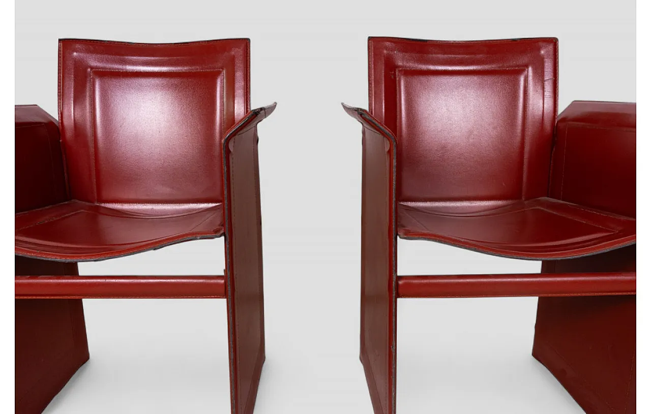 Pair of Korium style armchairs, 1970s 6
