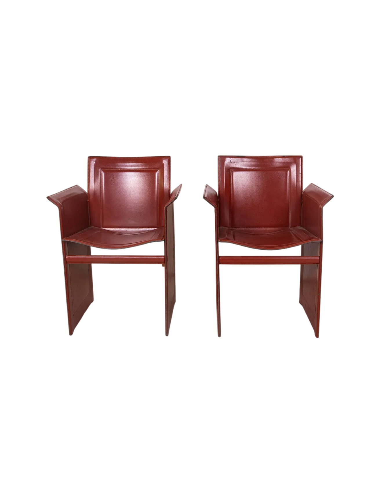 Pair of Korium style armchairs, 1970s 9