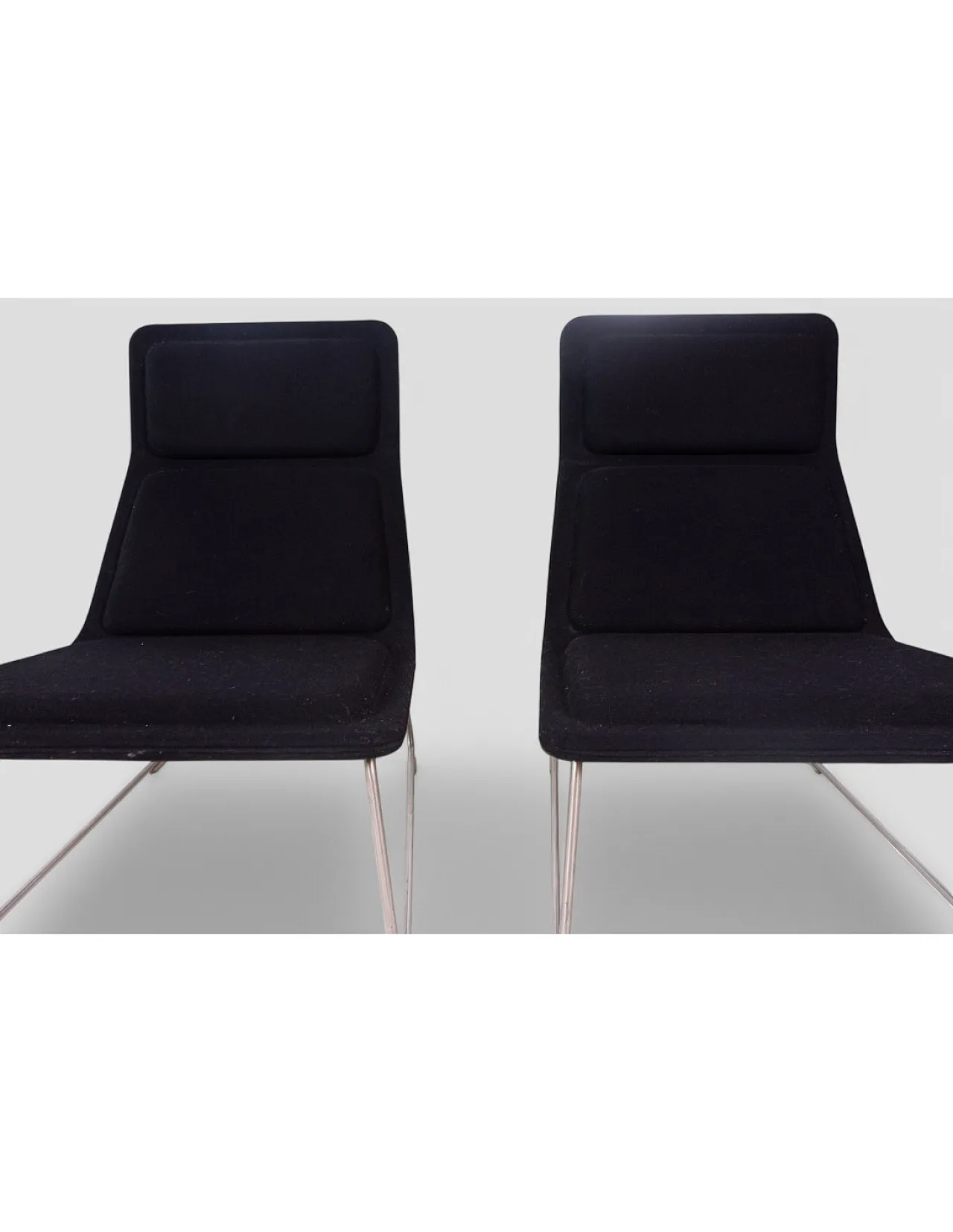 Coppia di poltrone in stile Pad di J.Morrison per Cappellini,anni 2000 5