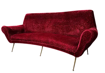 Divano a tre posti di Gigi Radice per Minotti, anni '50