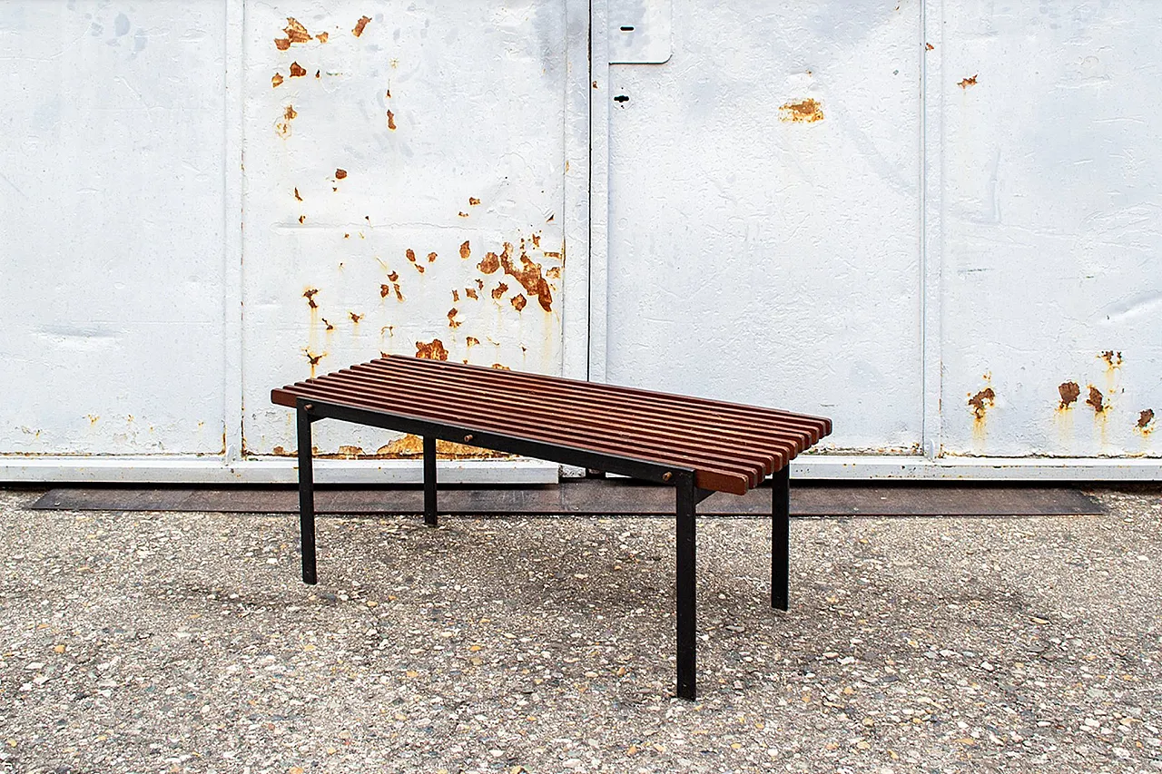 Panca in legno, anni '50 1