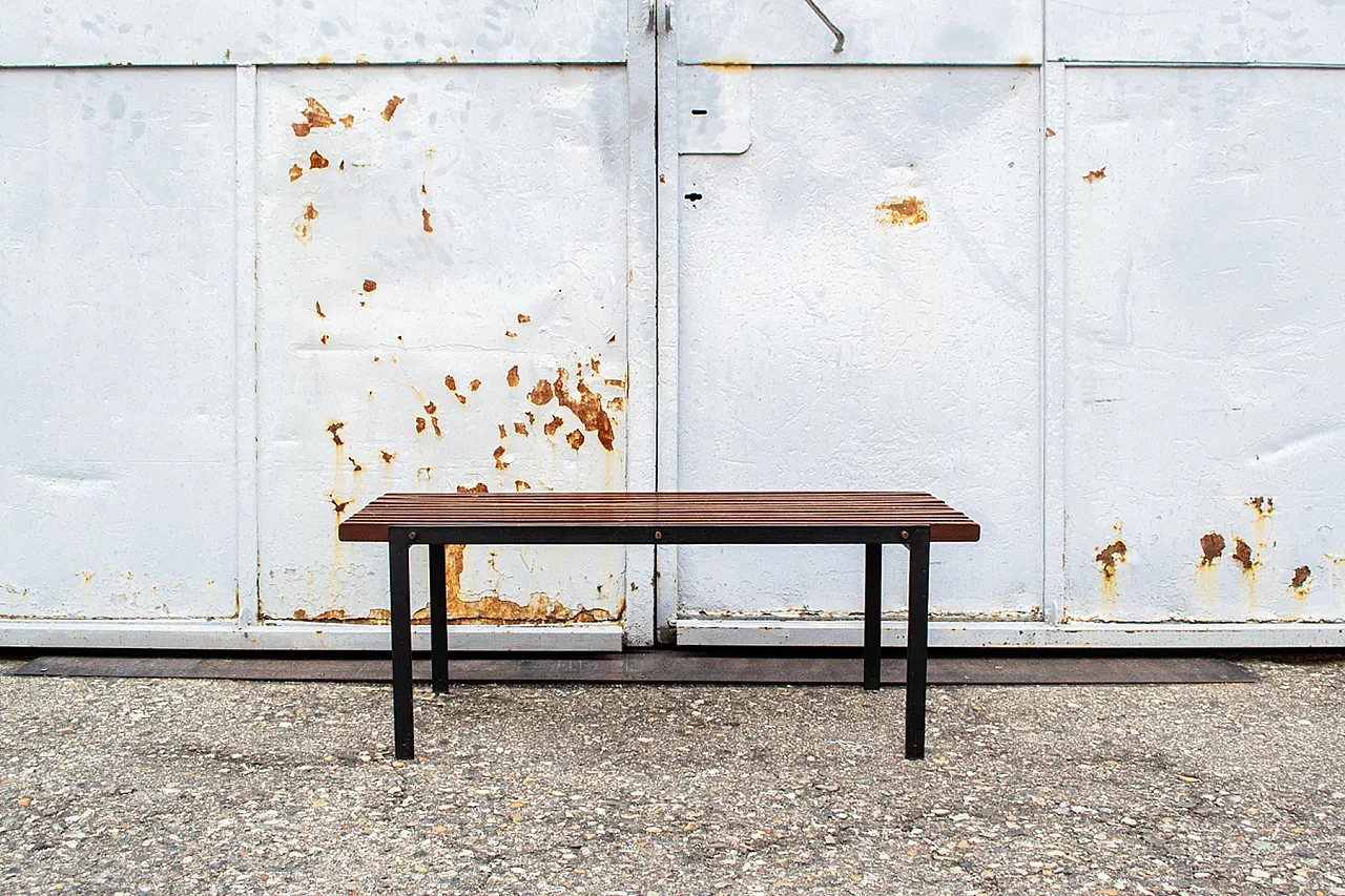 Panca in legno, anni '50 2