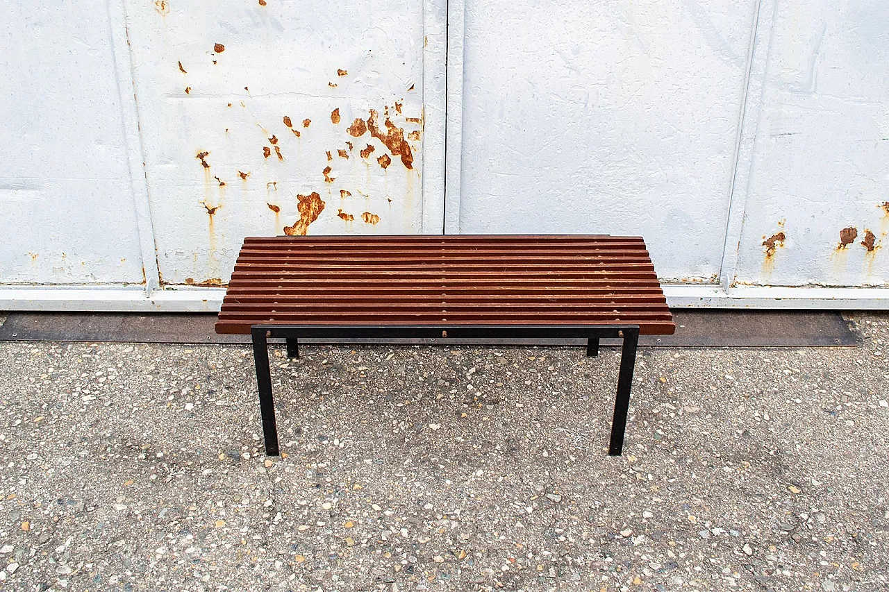 Panca in legno, anni '50 3