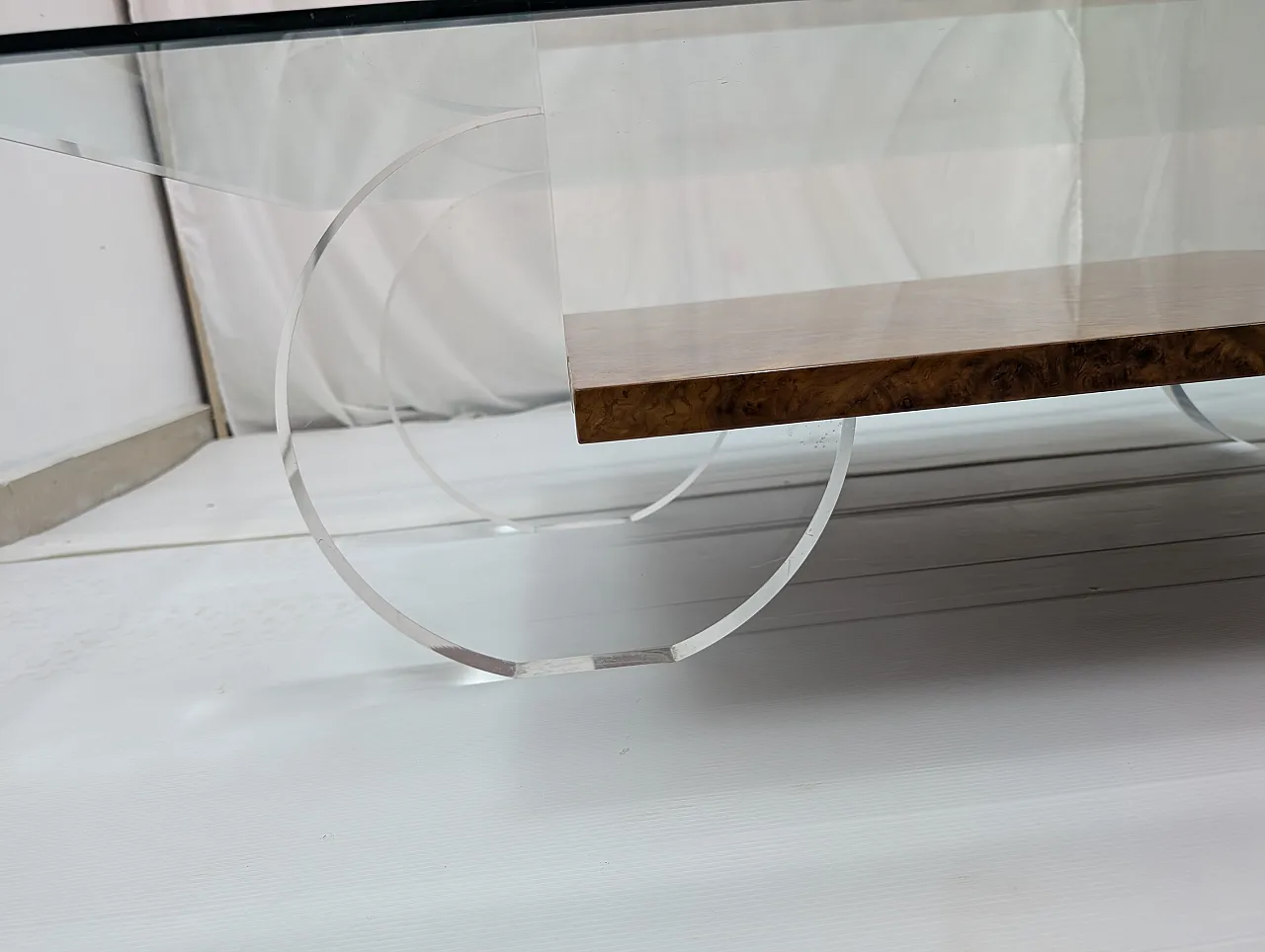 Tavolino da caffè in stile Hollywood Regency, anni '70 7