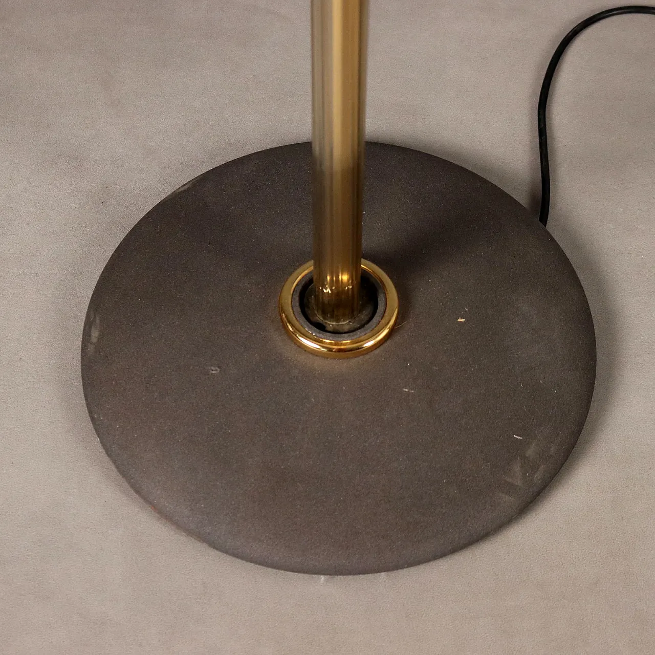 Lampada in metallo e vetro di Venini, anni '90 6