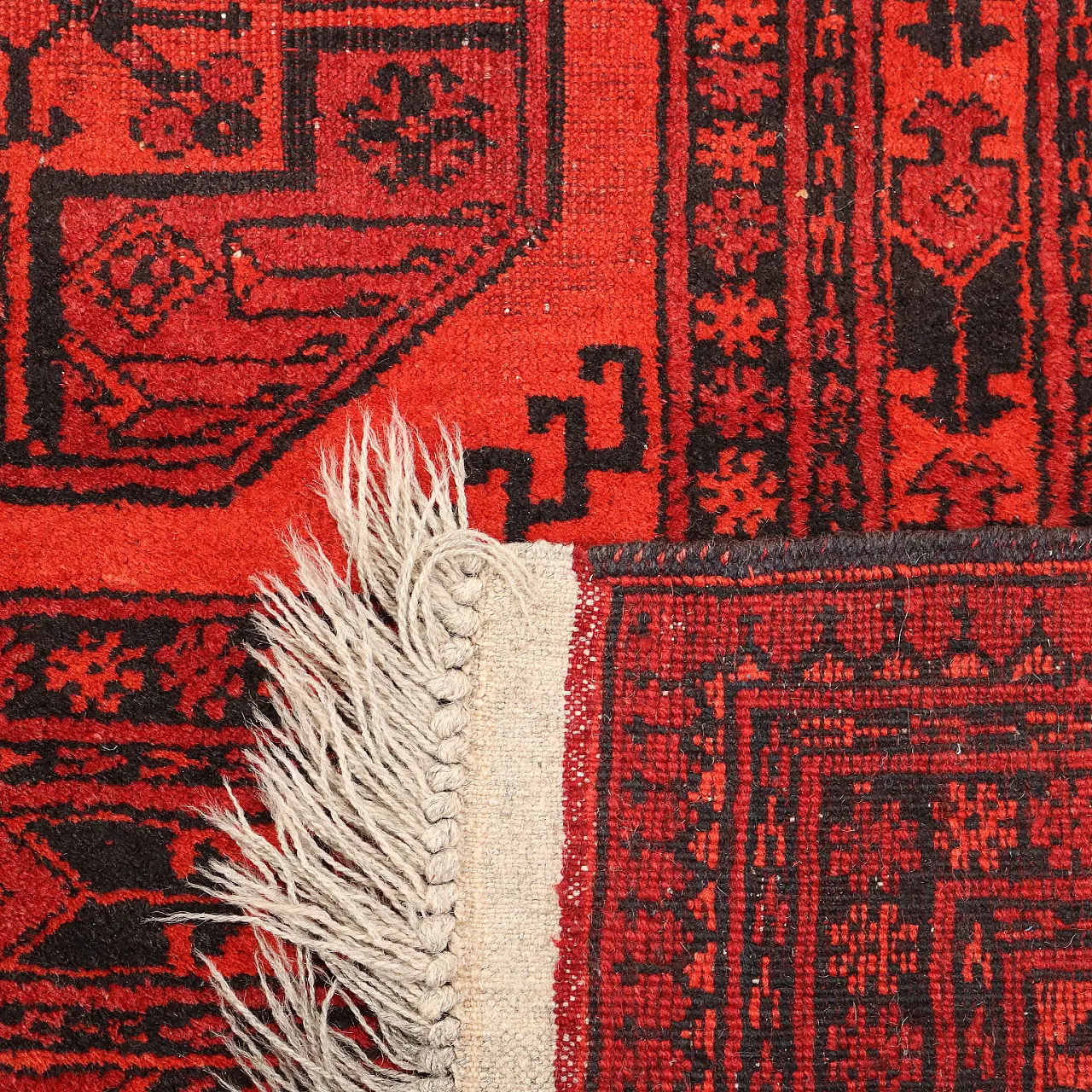 Tappeto Bukhara afgano in lana 9