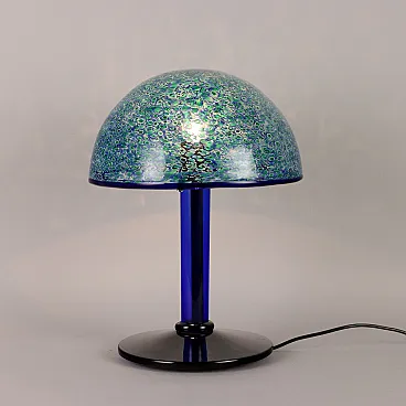 Lampada da tavolo in vetro di Murano di Vistosi, anni '80