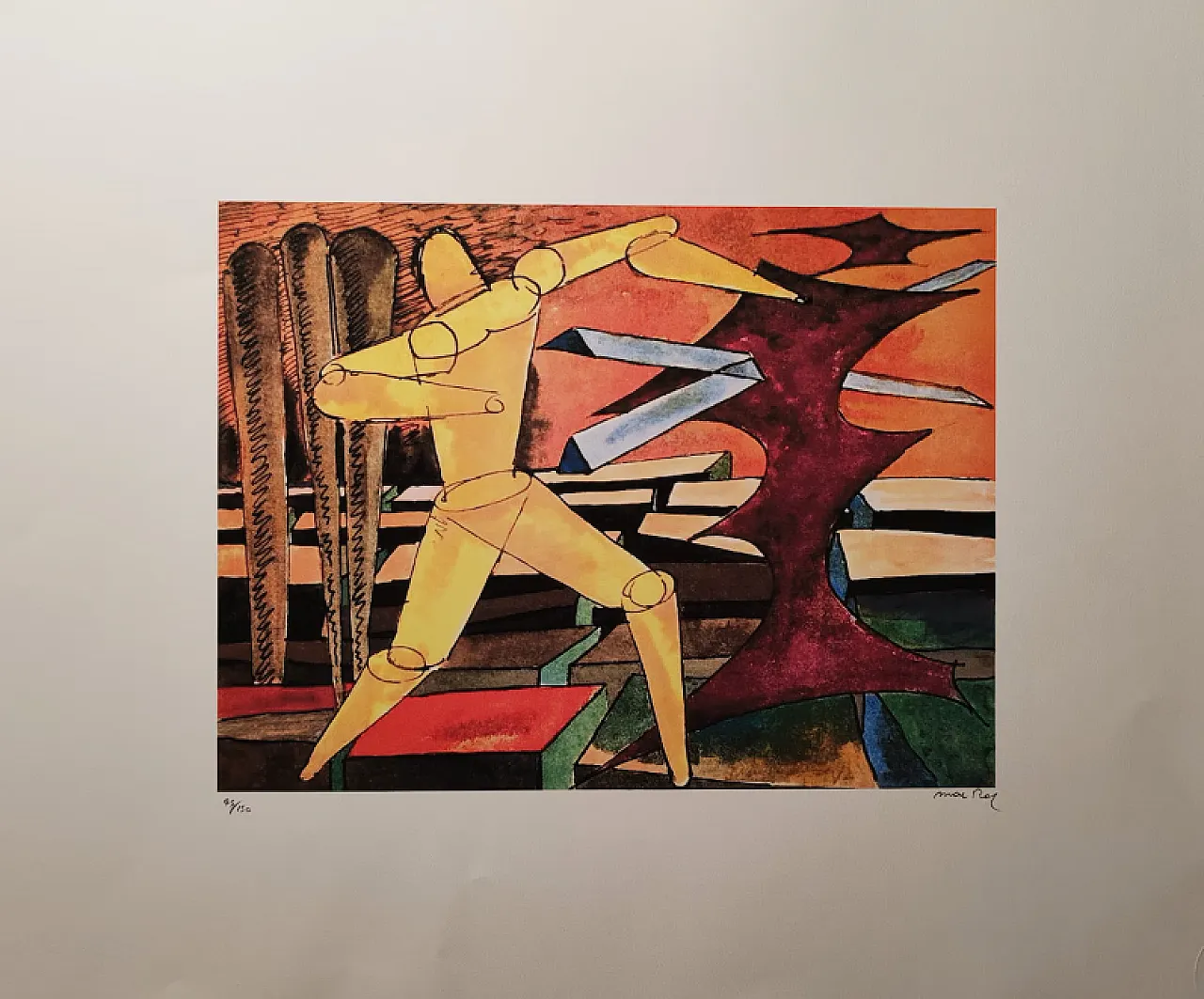 Litografia in serie limitata di Man Ray, anni '70 5