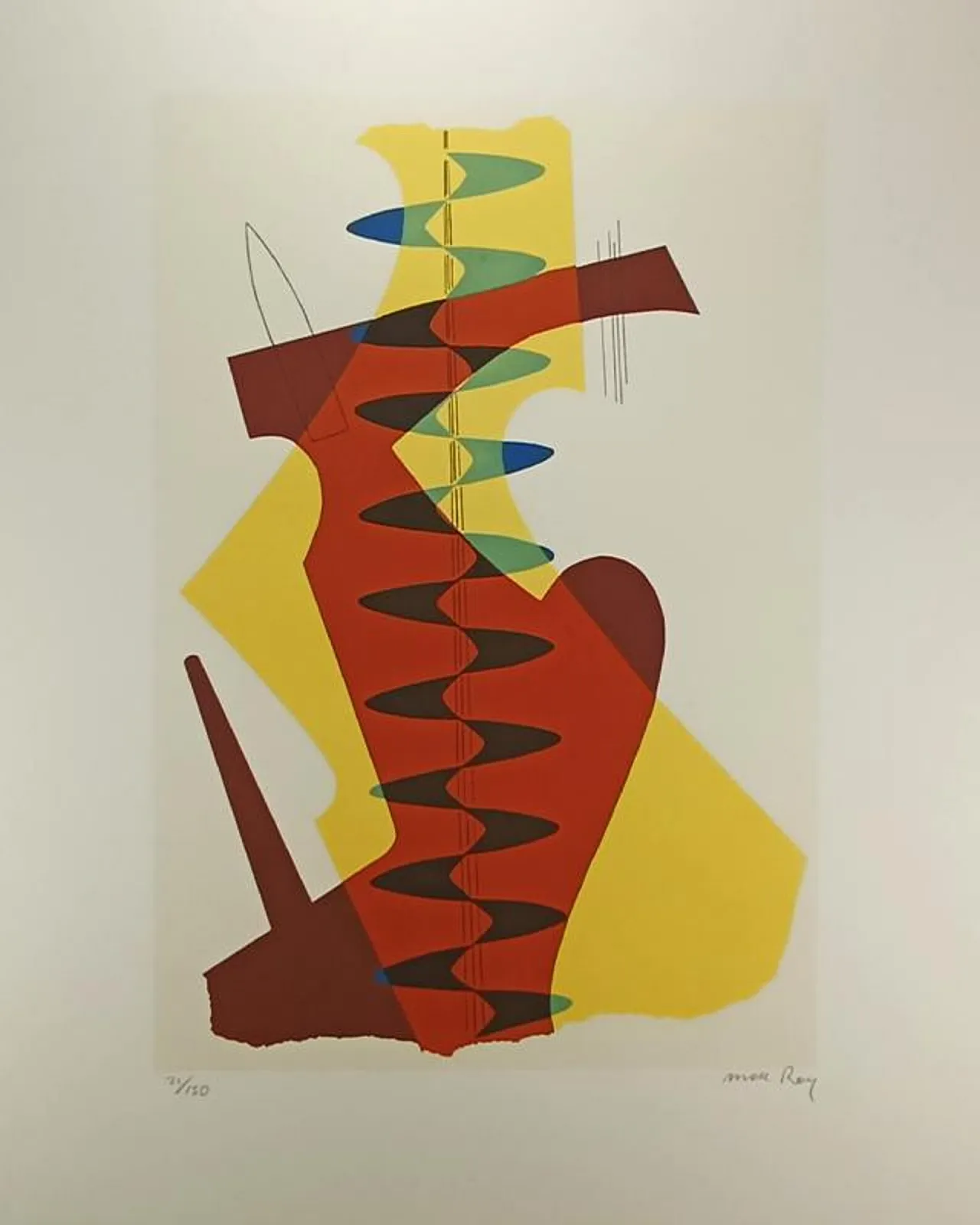 Litografia in edizione limitata di Man Ray, anni '70 1