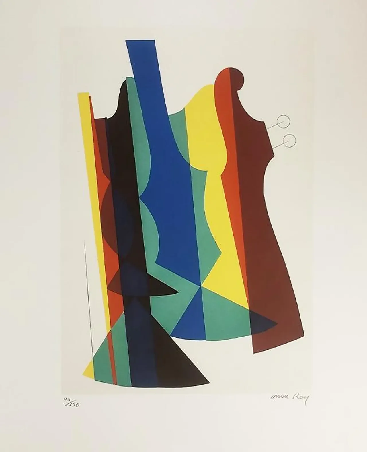 Litografia in edizione limitata di Man Ray, anni '70 2