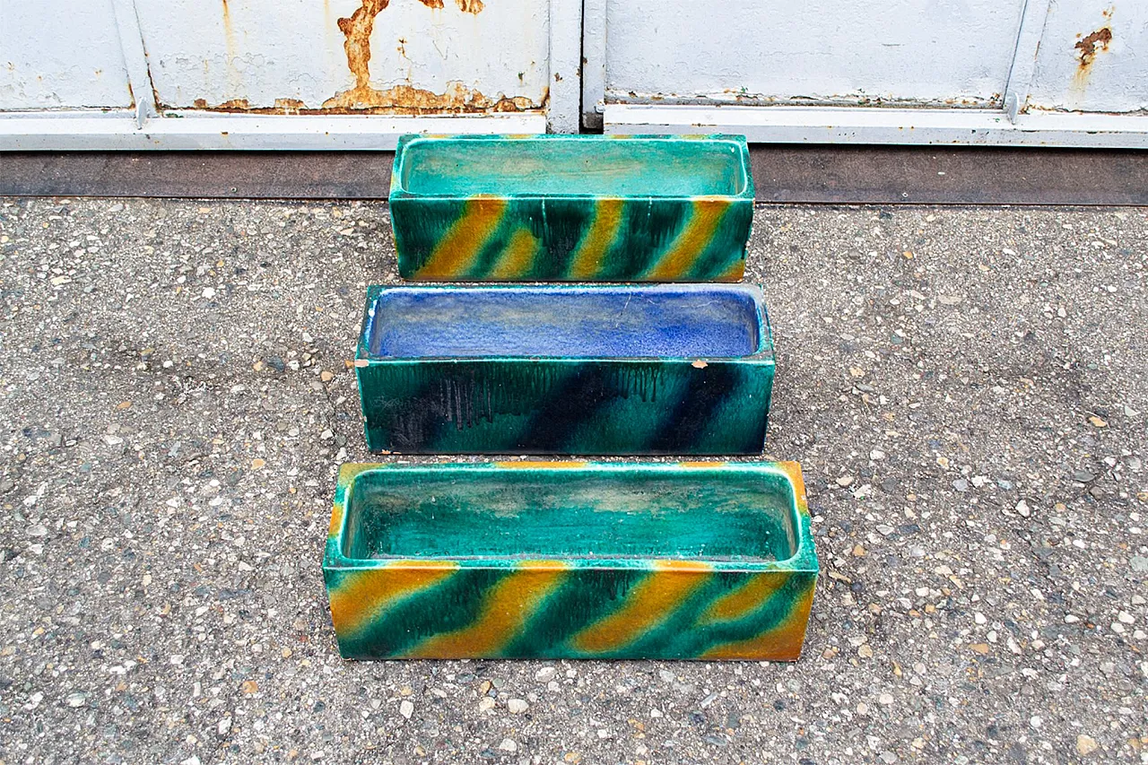 3 Vasi in ceramica di Gabbianelli, anni '50 1