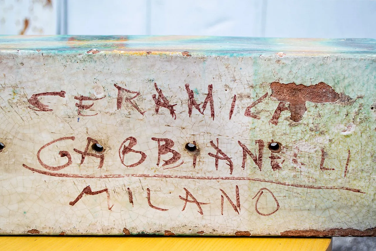 3 Vasi in ceramica di Gabbianelli, anni '50 6