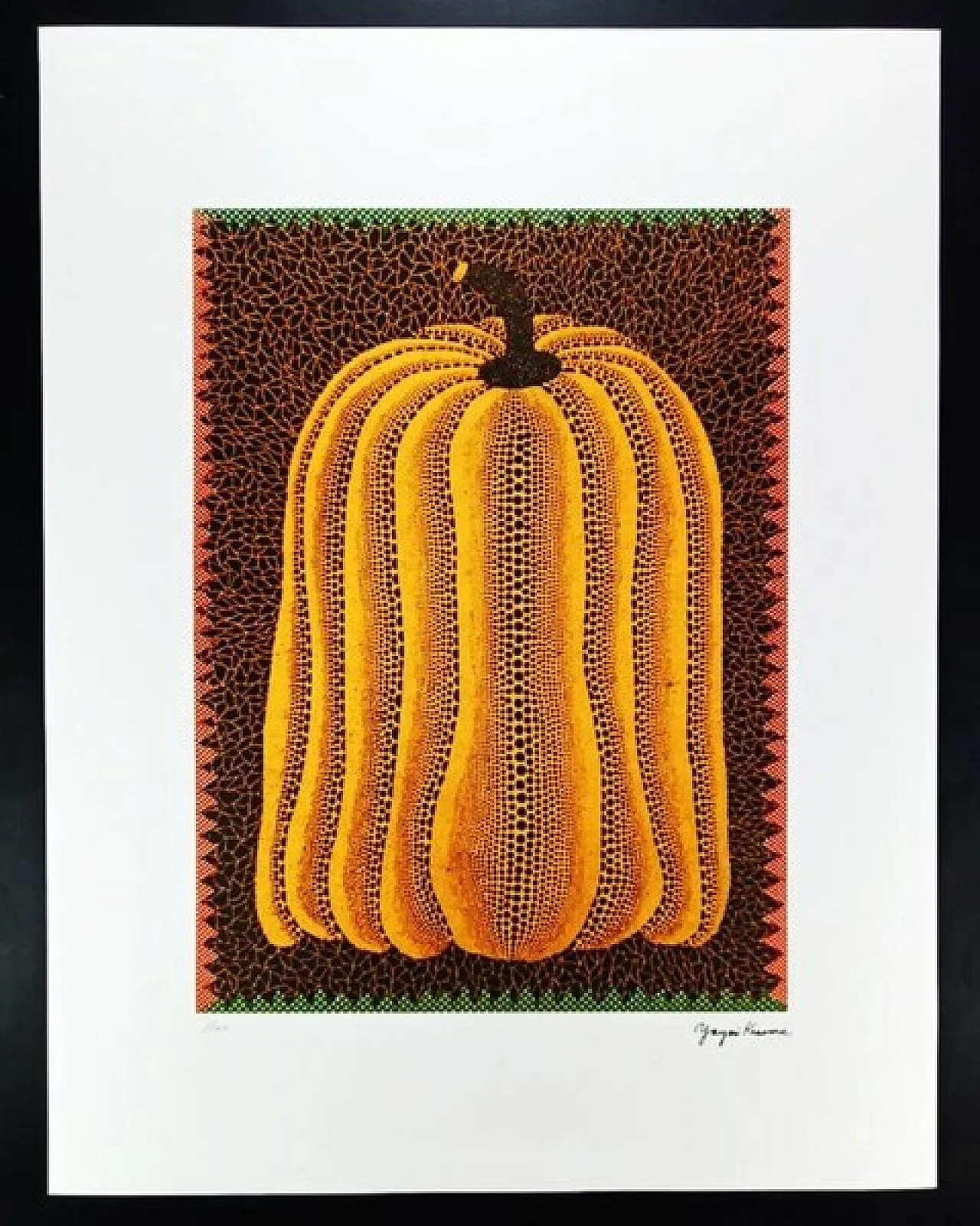 Litografia in edizione limitata di Yayoi Kusama, anni '90 1
