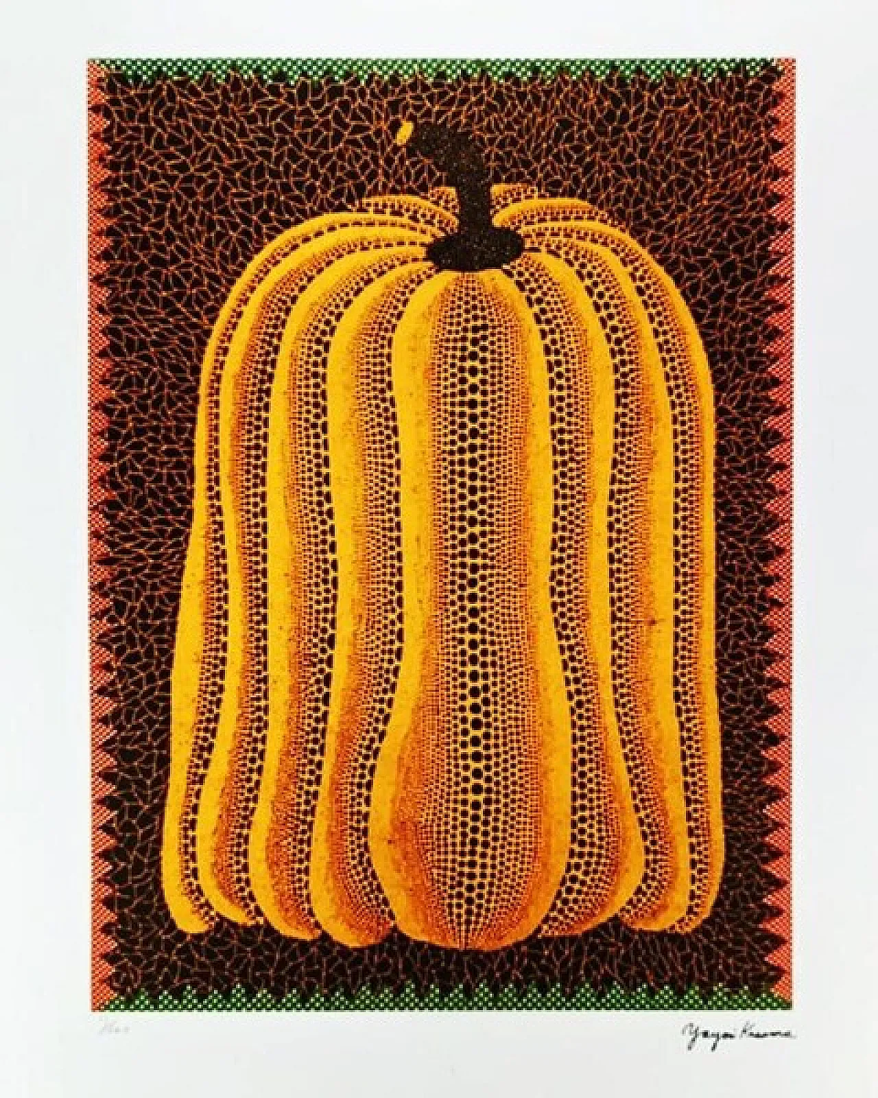 Litografia in edizione limitata di Yayoi Kusama, anni '90 2