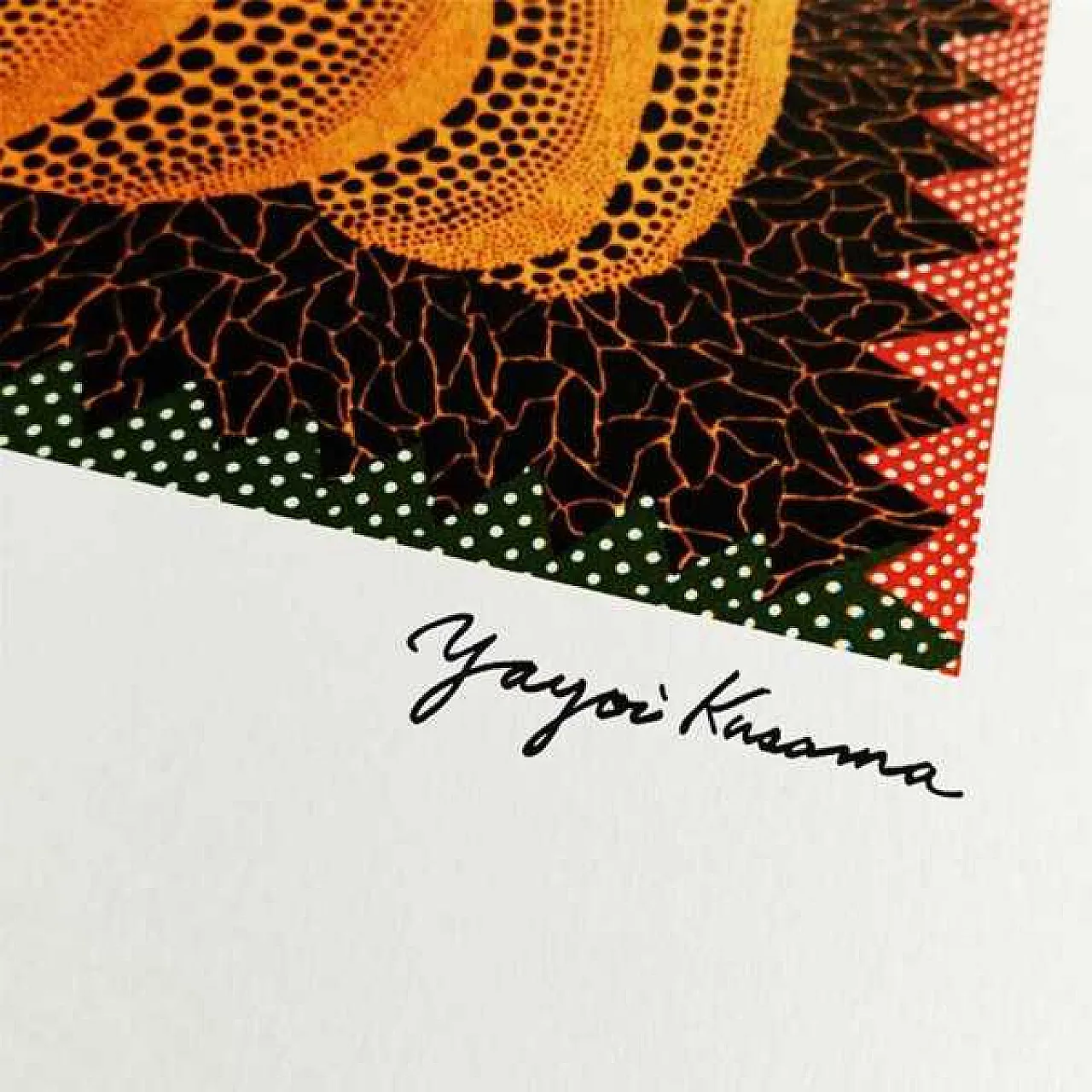 Litografia in edizione limitata di Yayoi Kusama, anni '90 3