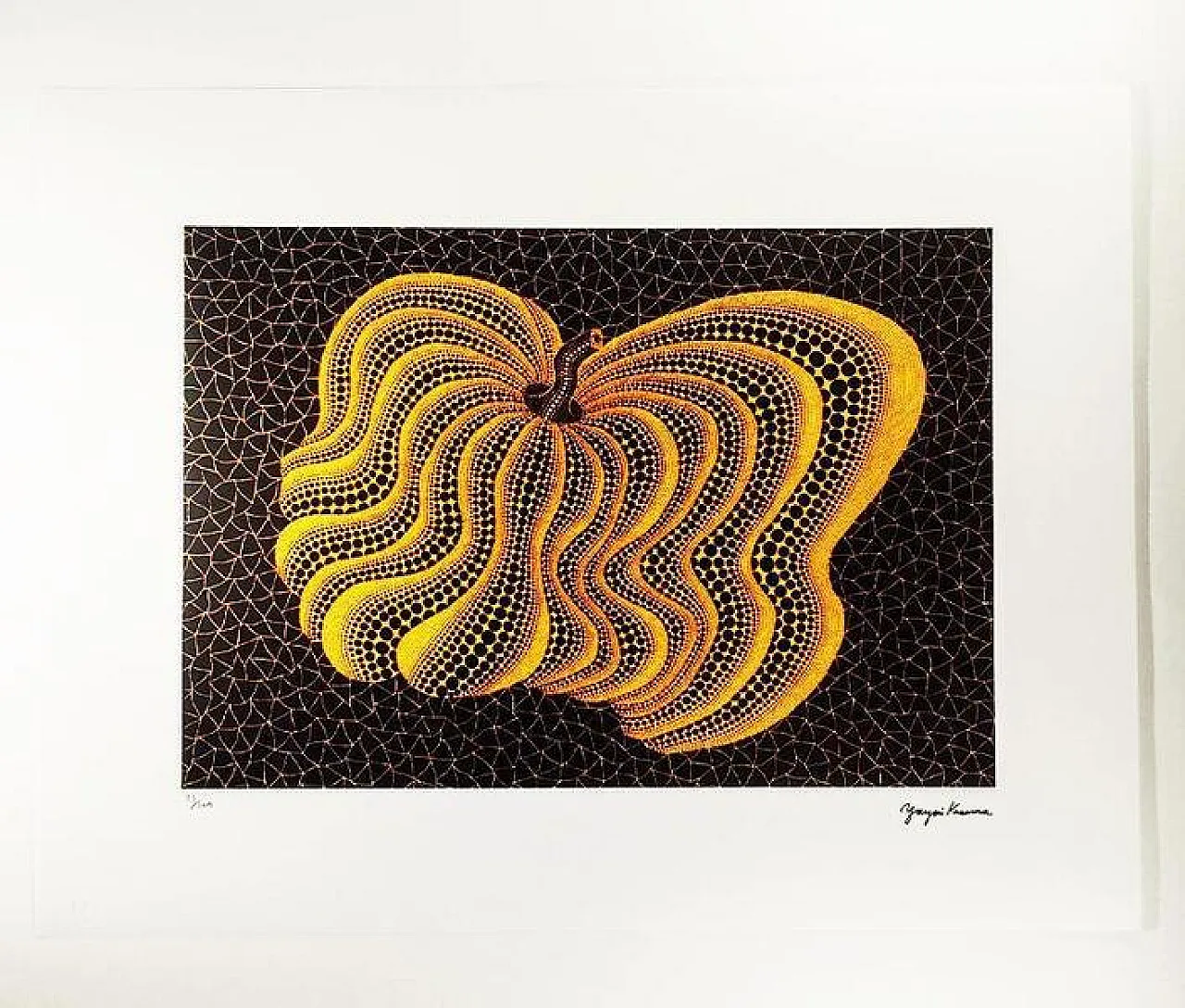 Litografia in edizione limitata di Yayoi Kusama, anni '90 2