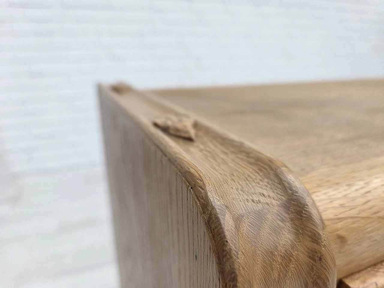 Danish chest of drawers, oak wood, , 1970s 8